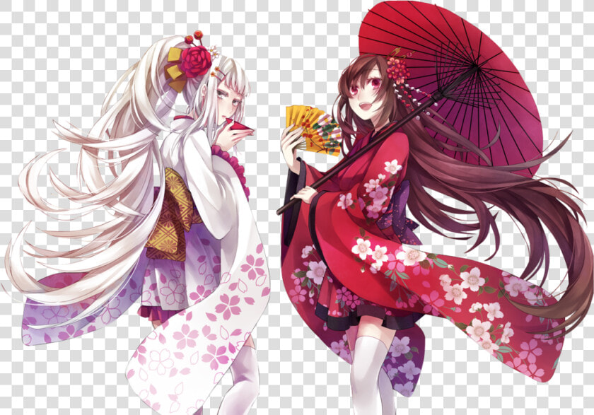 Japanese Anime Girls Png   Anime Girl Kimono Png  Transparent PngTransparent PNG