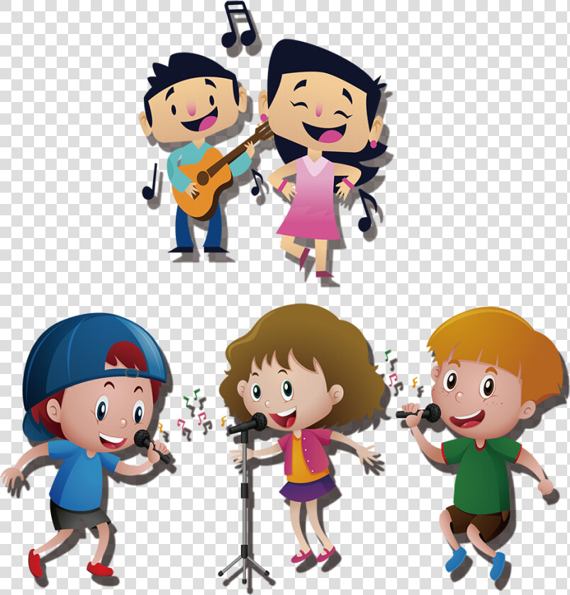 Performance Singing Clip Art   Transparent Children Singing Clipart  HD Png DownloadTransparent PNG