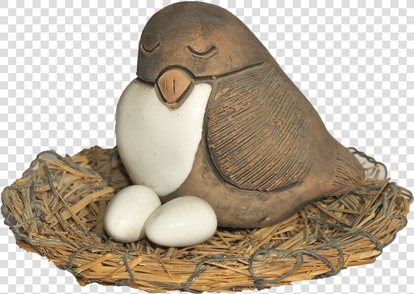 Bird  Nest  Egg  Figure  Ceramic  Sculpture  Deco   Bird Nest  HD Png DownloadTransparent PNG