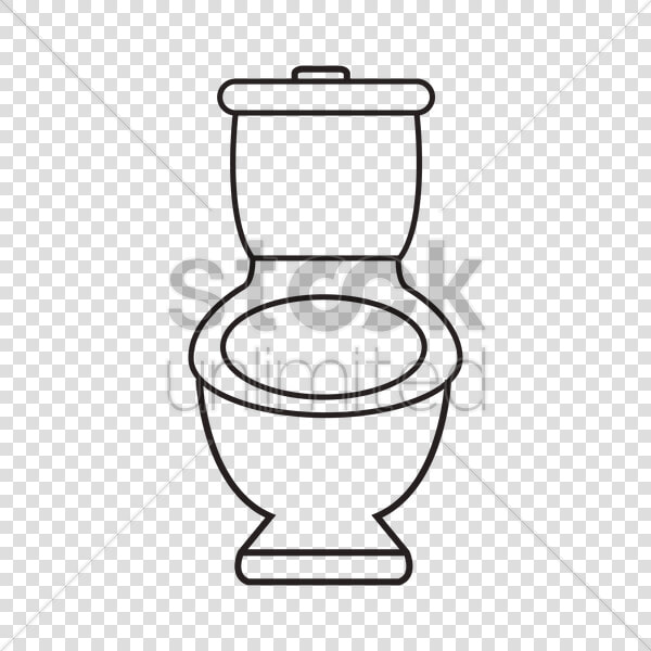 Free Download Toilet Clipart Toilet Clip Art   Line Art  HD Png DownloadTransparent PNG