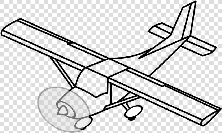 Single Engine Airplane Medium   Single Engine Plane Drawing  HD Png DownloadTransparent PNG