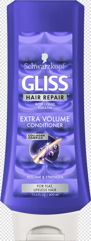 Gliss Us Extra Volume Conditioner   Volume One Shampoo  HD Png DownloadTransparent PNG