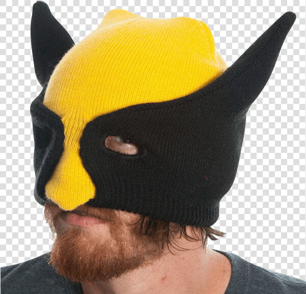 Wolverine Half Mask Beanie   Marvel Wolverine Mask Beanie  HD Png DownloadTransparent PNG