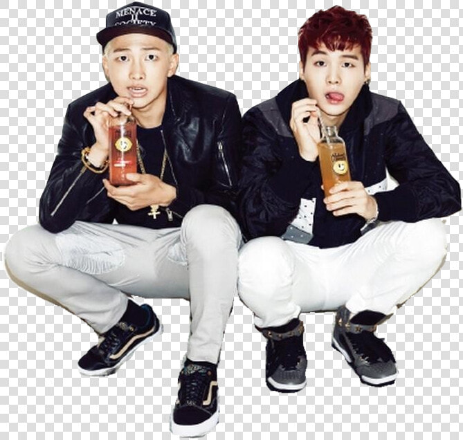 Bts Suga And Rap Monster Png By Abagil Clipart   Rap Monster And Suga  Transparent PngTransparent PNG