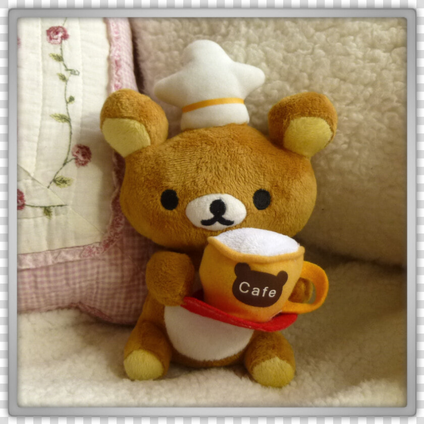 Blippo Haul Review Shoplog Rilakkuma Plush Cafe Kawaii   Stuffed Toy  HD Png DownloadTransparent PNG