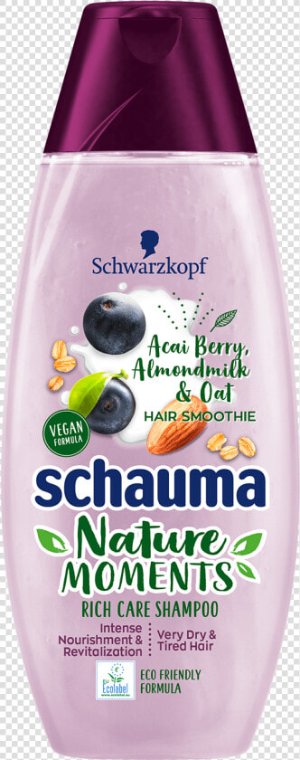 Schauma Com Nature Moments Acai Berry Almondmilk Oat   Schauma Shampoo  HD Png DownloadTransparent PNG