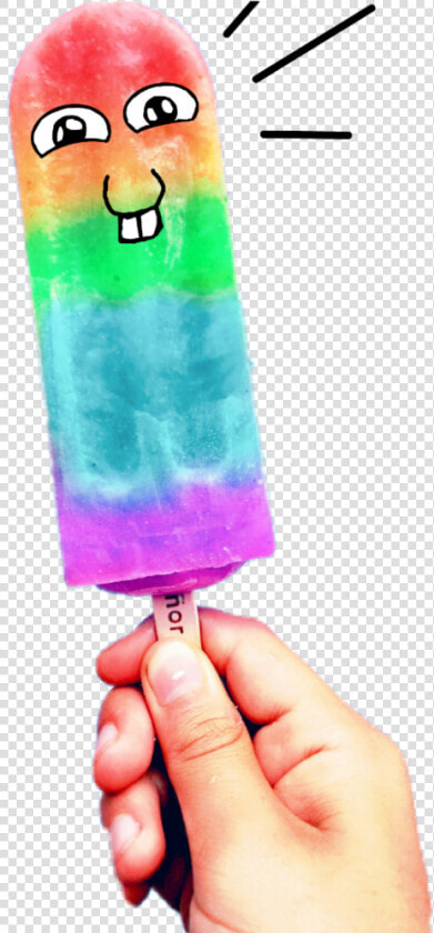 Transparent Paleta Clipart   Rainbow Popsicle Png  Png DownloadTransparent PNG