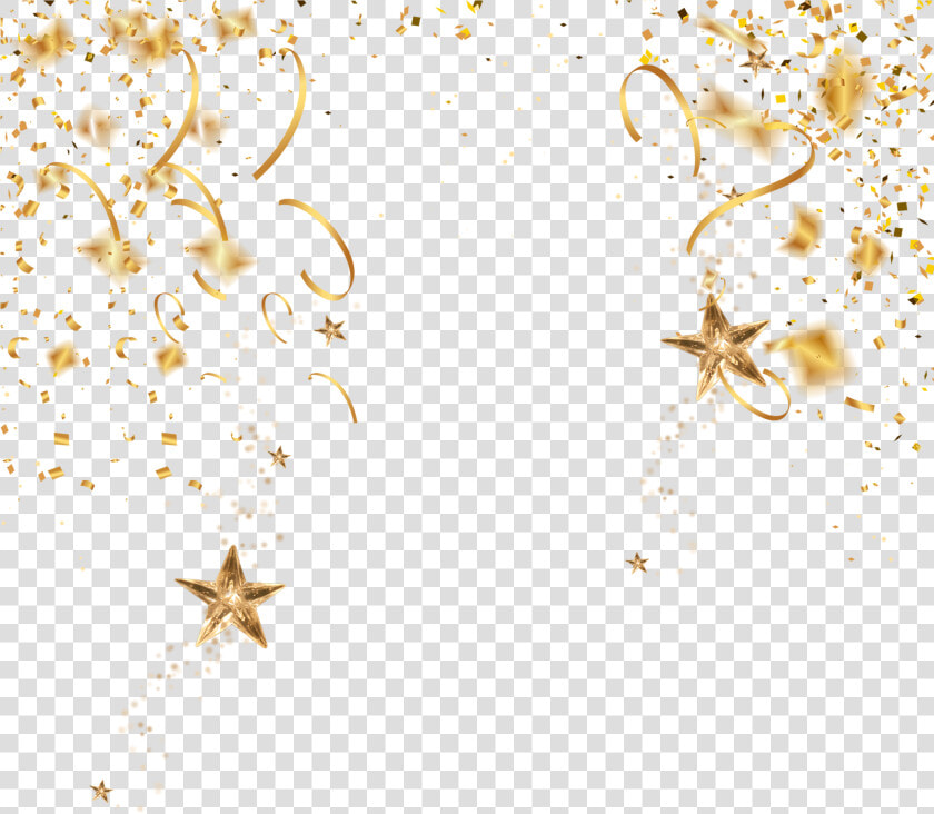 Gold Confetti Transparent   Gold Transparent Confetti Png  Png DownloadTransparent PNG