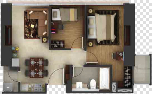 Bedroom Plan With Wardrobe  HD Png DownloadTransparent PNG