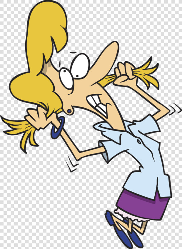 Insane Person Cliparts   Pulling My Hair Out  HD Png DownloadTransparent PNG