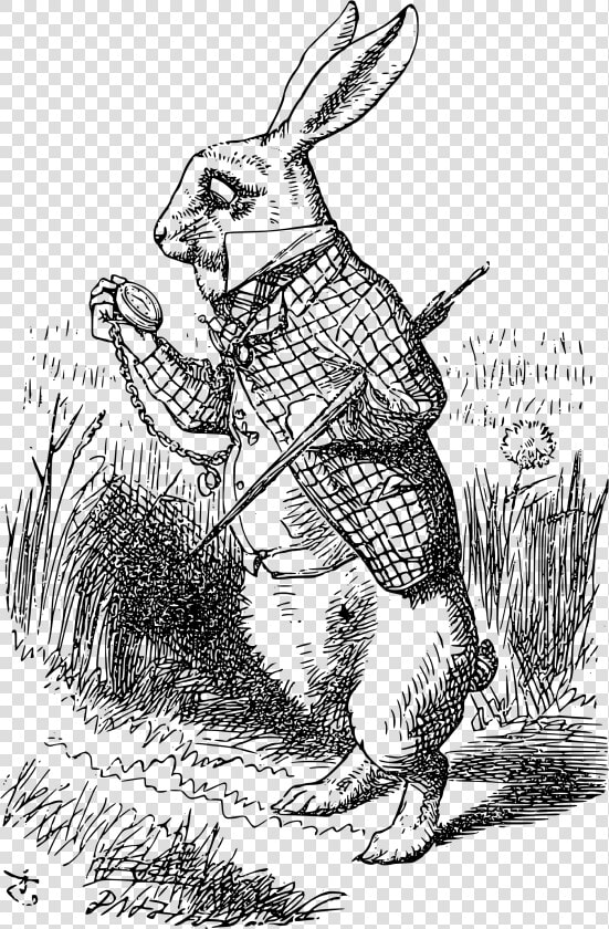 John Tenniel White Rabbit  HD Png DownloadTransparent PNG