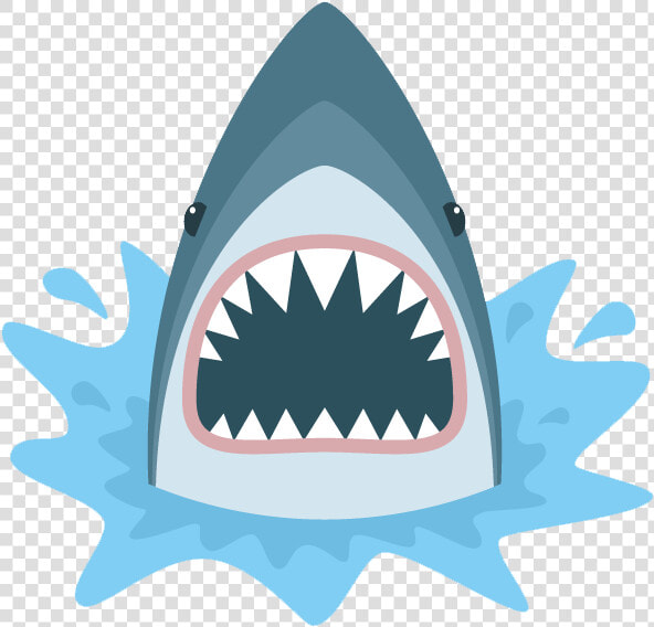 A Illustration Of The Shark From Jaws  The Movie   Shark Mouth Open Drawing  HD Png DownloadTransparent PNG