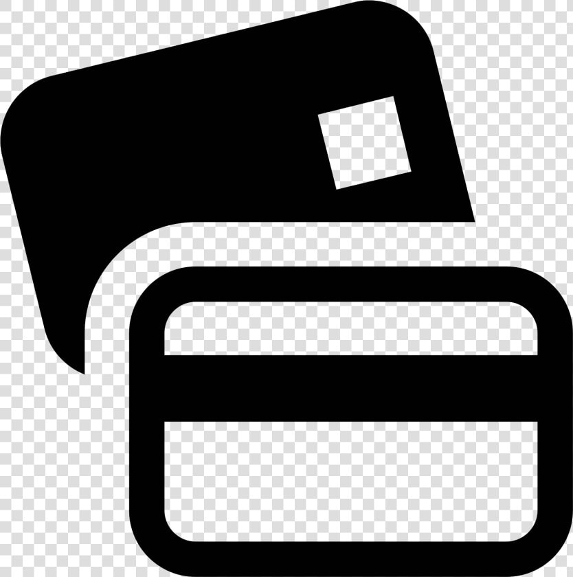 Bank Cards Icon   Black Credit Card Icon  HD Png DownloadTransparent PNG