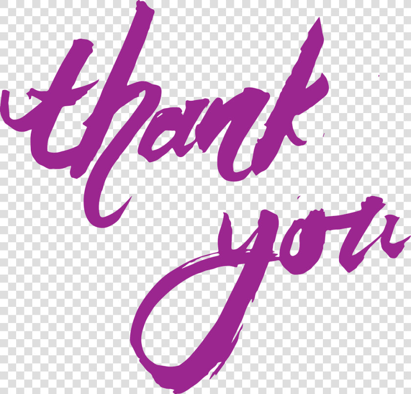 Thank You Transparent Hd   Png Download   Thank You In Purple Png  Png DownloadTransparent PNG