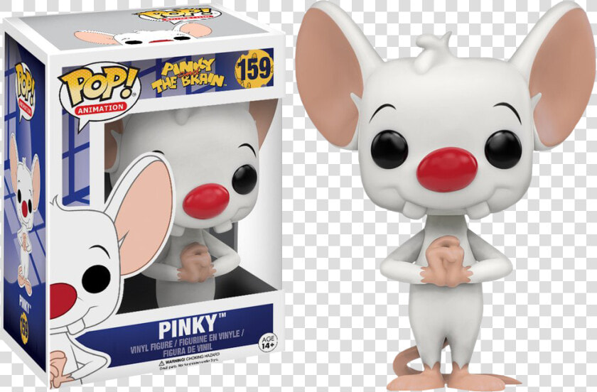 Pinky Pop Vinyl Figure   Funko Pop Pinky And The Brain  HD Png DownloadTransparent PNG