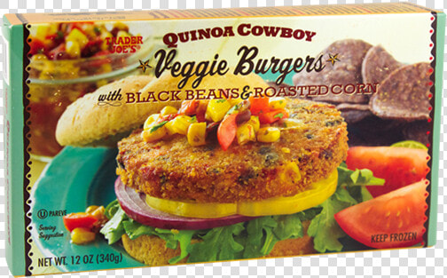 Trader Joe  39 s Cowboy Veggie Burger  HD Png DownloadTransparent PNG