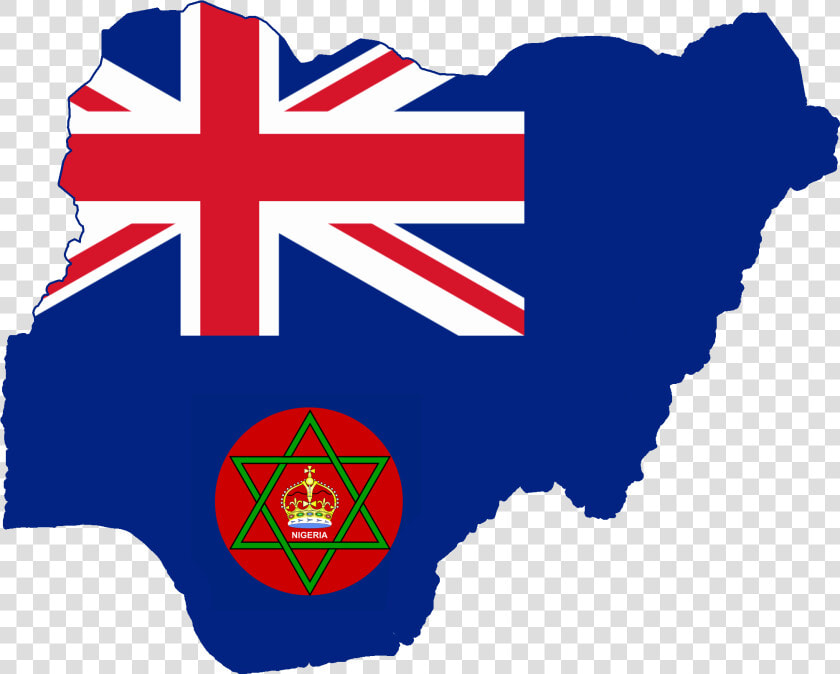 Flag Map Of British Nigeria   British Trinidad And Tobago Flag  HD Png DownloadTransparent PNG