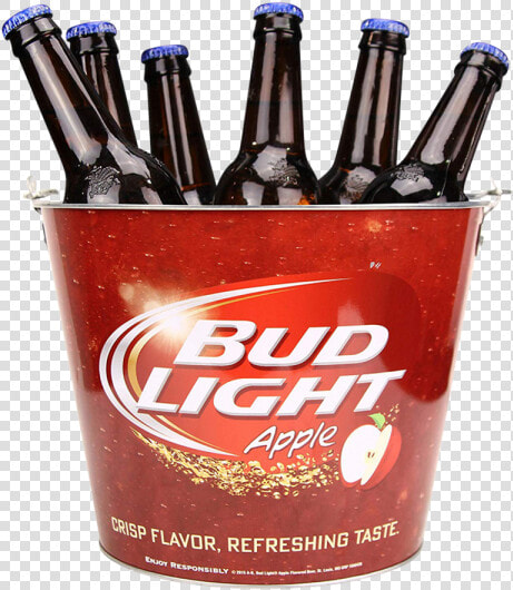 Metal Beer Ice Bucket   Buckets Of Beer Bud Light  HD Png DownloadTransparent PNG