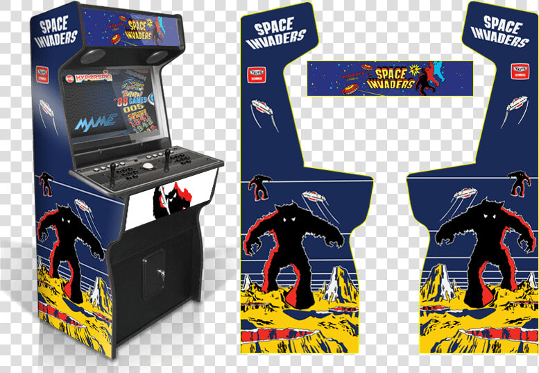 Space Invaders Arcade Cabinet  HD Png DownloadTransparent PNG