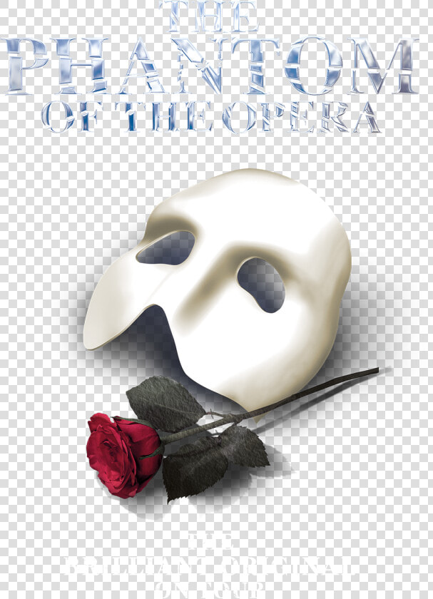 Phantom Of The Opera Mask And Rose  HD Png DownloadTransparent PNG