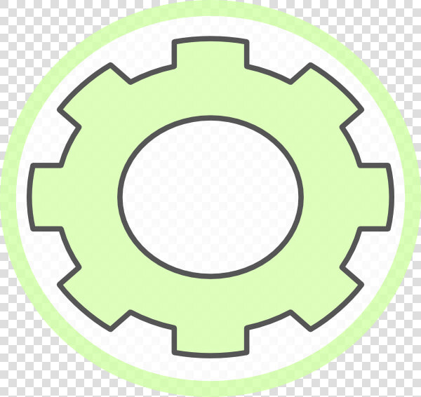 Cog Green Gear Svg Clip Arts   Cog With Exclamation Icon  HD Png DownloadTransparent PNG