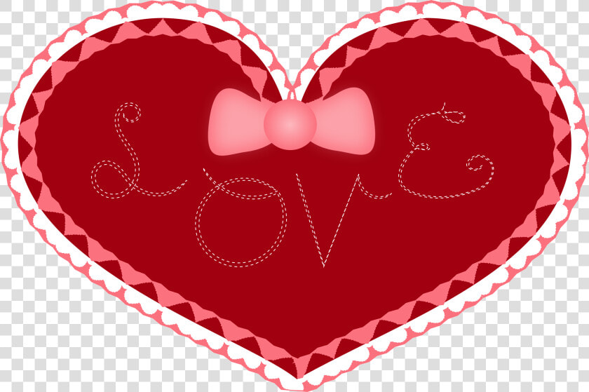 Happy Valentines Day Animated Clipart Free Best Transparent   Coração Com Laço Em Png  Png DownloadTransparent PNG