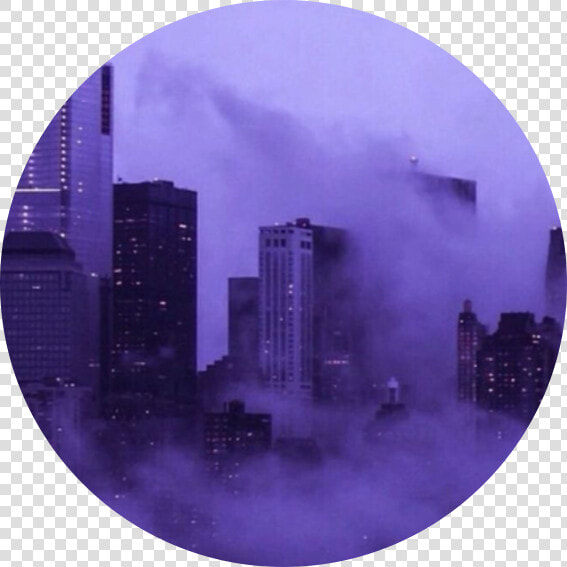  purple  aesthetic  icon  clouds  city  profile  pic   Purple Aesthetic Profile  HD Png DownloadTransparent PNG