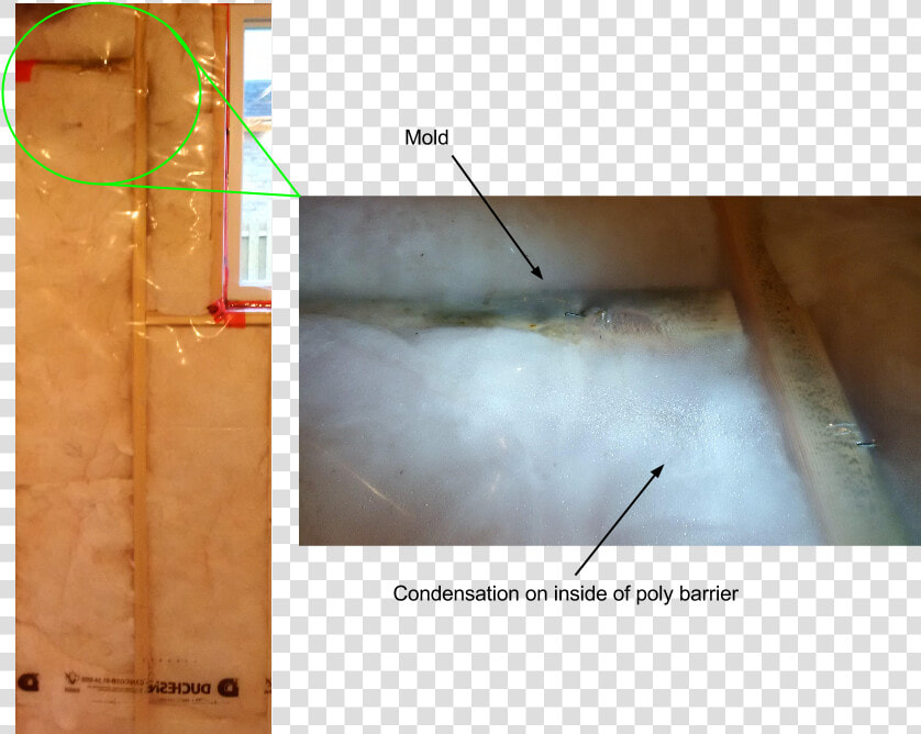 Example Of Condensation   Condensation In Basement Insulation  HD Png DownloadTransparent PNG