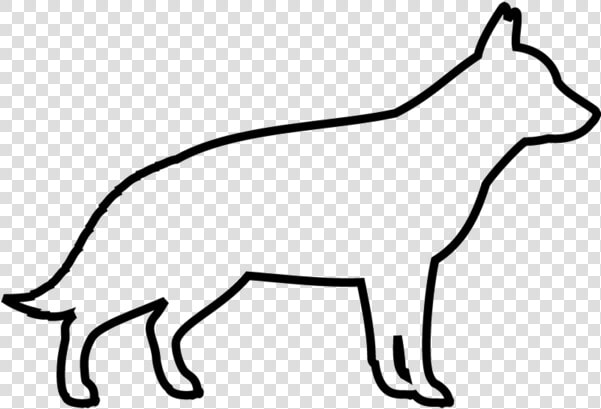 German Shepherd Red Fox Chow Chow Chihuahua Rubber   German Shepherd Dog Black And White Design Png  Transparent PngTransparent PNG