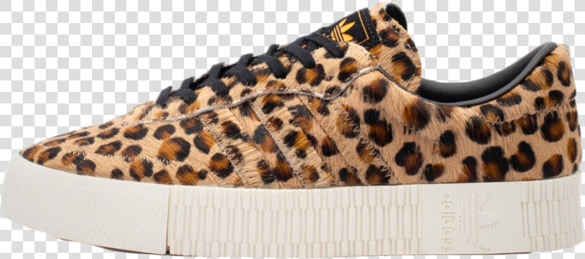 Adidas Sambarose Leopard Print   Leopard Print Adidas Sambarose  HD Png DownloadTransparent PNG