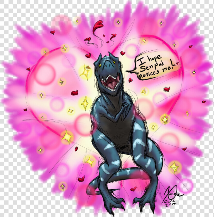 Notice Me  Senpai   Dinosaur Notice Me Senpai  HD Png DownloadTransparent PNG