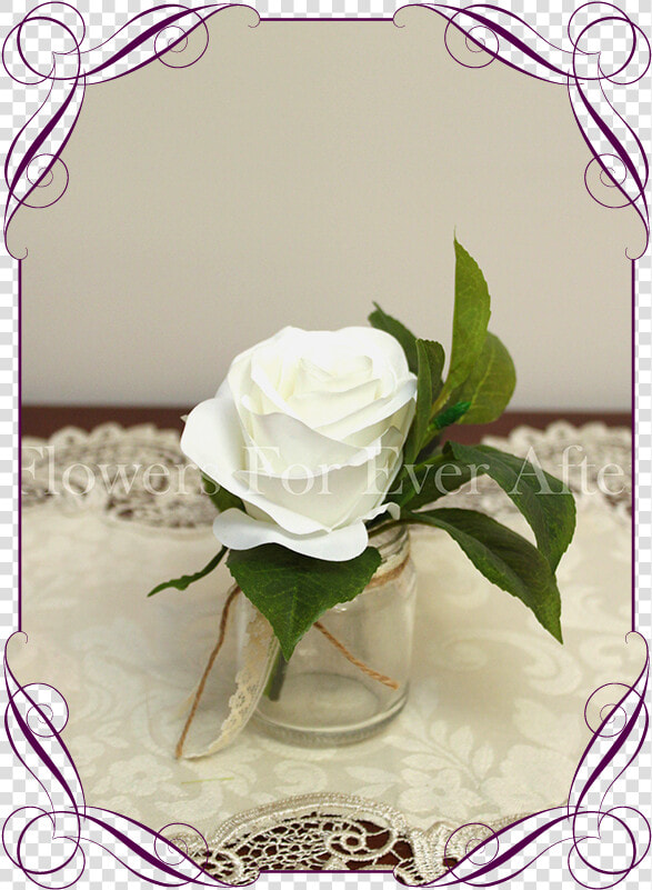 White Rose  amp  Foliage Small Table Decoration Flowers   Peonies Roses And Baby  39 s Breath Bouquets  HD Png DownloadTransparent PNG