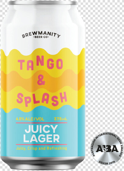 Brewmanity Tango  amp  Splash Juicy Lager   Caffeinated Drink  HD Png DownloadTransparent PNG