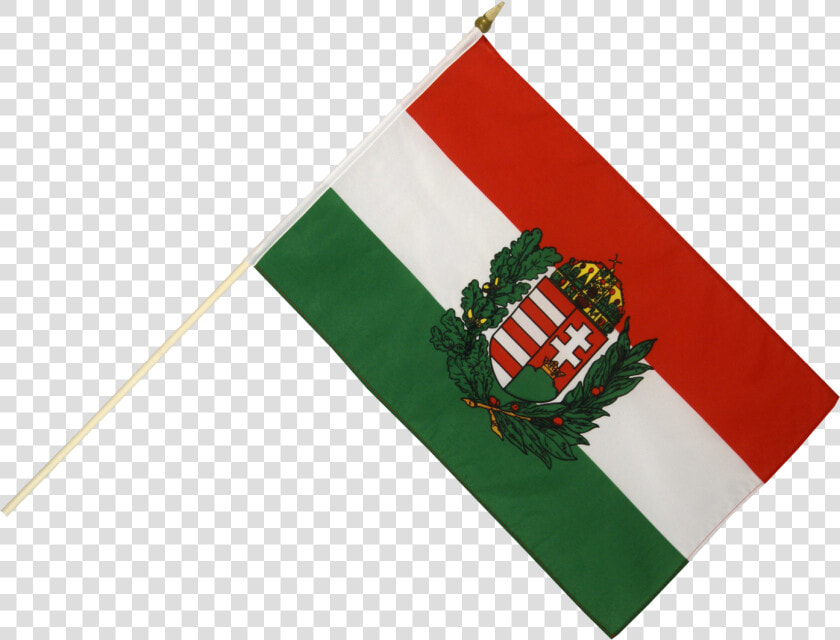 Hungary With Coat Of Arms Hand Waving Flag   Ungarn Flagge  HD Png DownloadTransparent PNG