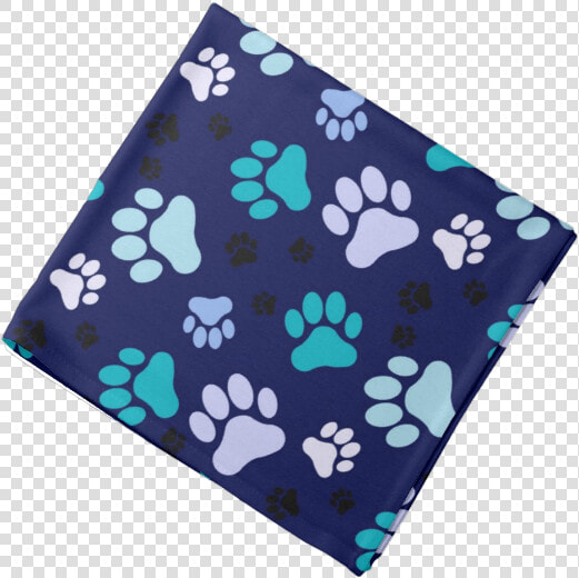 Blue Paw Prints   Kerchief  HD Png DownloadTransparent PNG