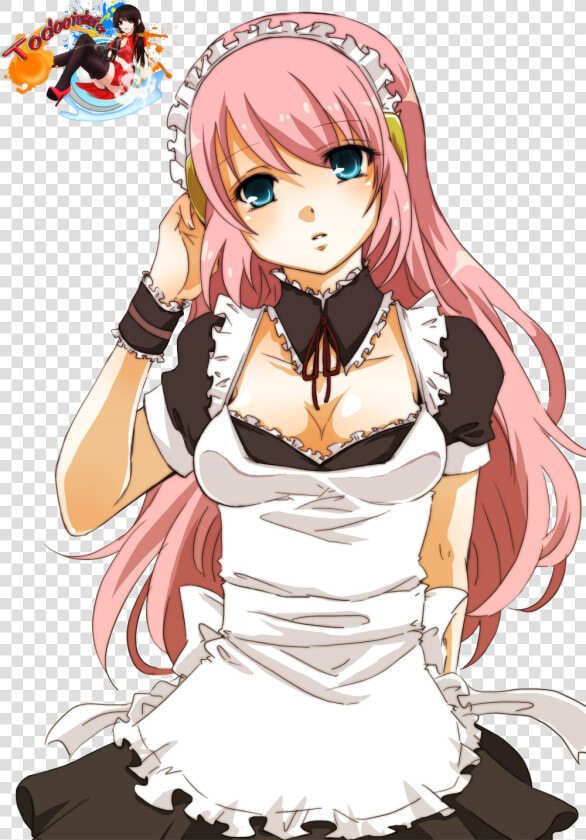 Vocaloid Luka Maid   Png Download   Luka Maid  Transparent PngTransparent PNG