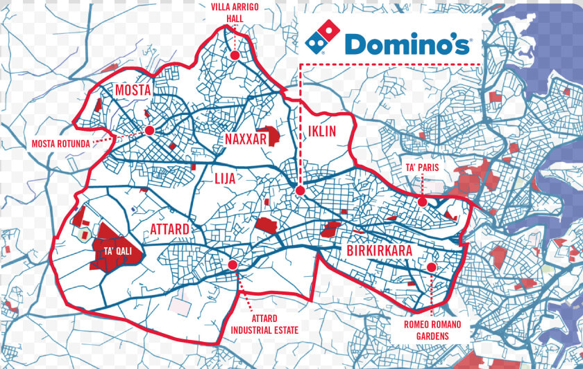 Domino S Malta  Birkirkara  Domino S Malta Delivery   Dominos On World Map  HD Png DownloadTransparent PNG