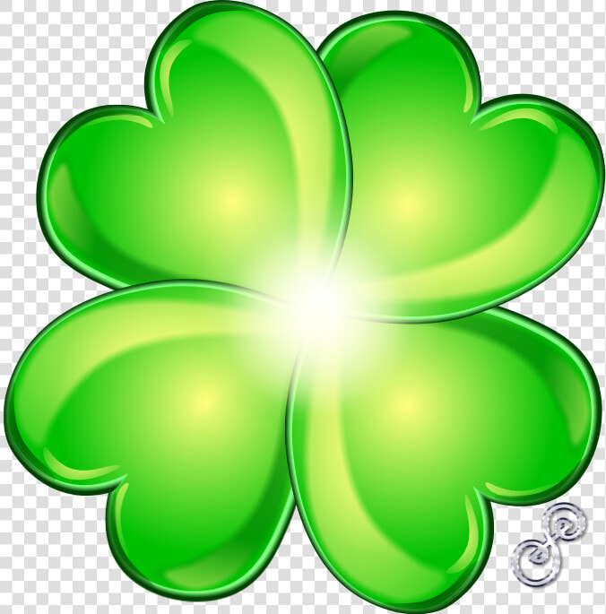 Four Leaf Clover For Luck   Four Leaf Clover Lucky Transparent  HD Png DownloadTransparent PNG