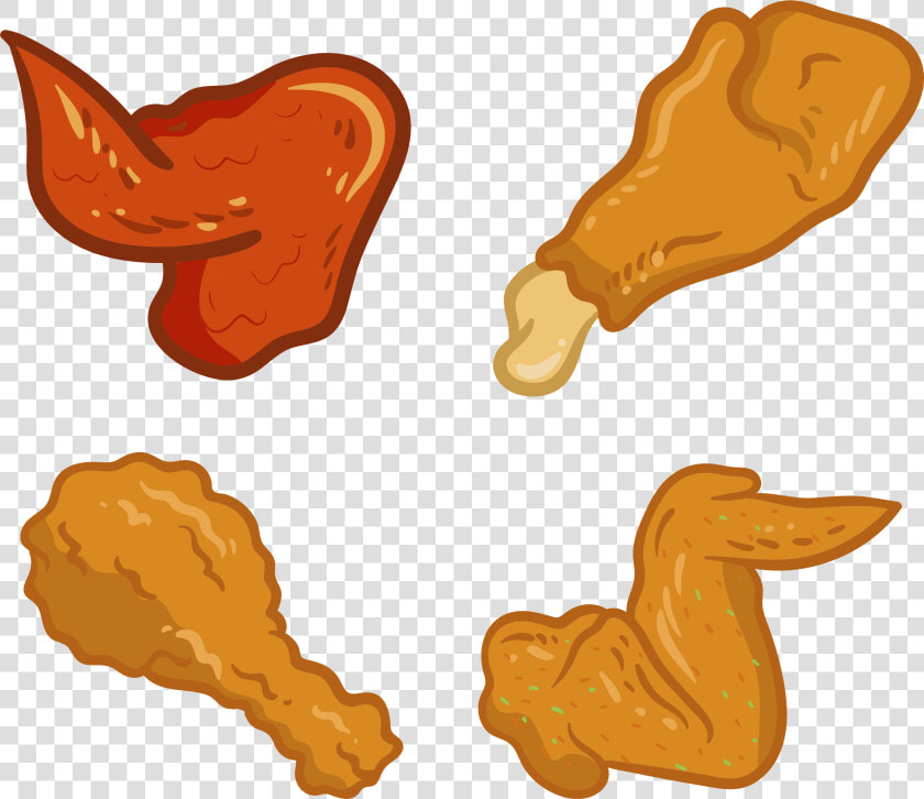 Clip Art Cartoon Chicken Wing   Chicken Wings Cartoon  HD Png DownloadTransparent PNG