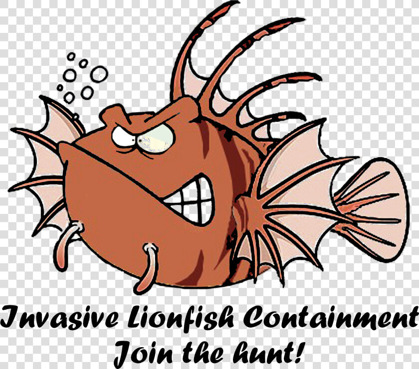 Dive Carriacou Supports Caribbean Reef Buddy   Lionfish Clipart Free Png  Transparent PngTransparent PNG