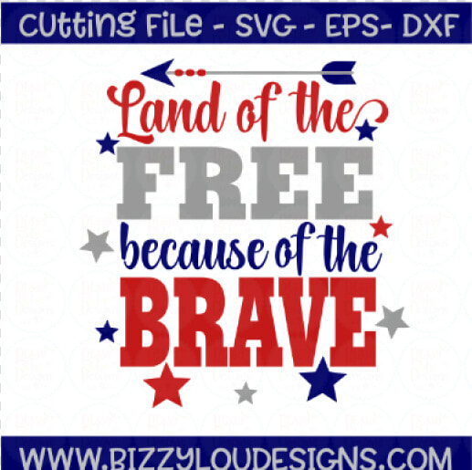 Free Land Of The Free Because Of The Brave Svg Eps   Land Of The Free Because Of The Brave Svg  HD Png DownloadTransparent PNG