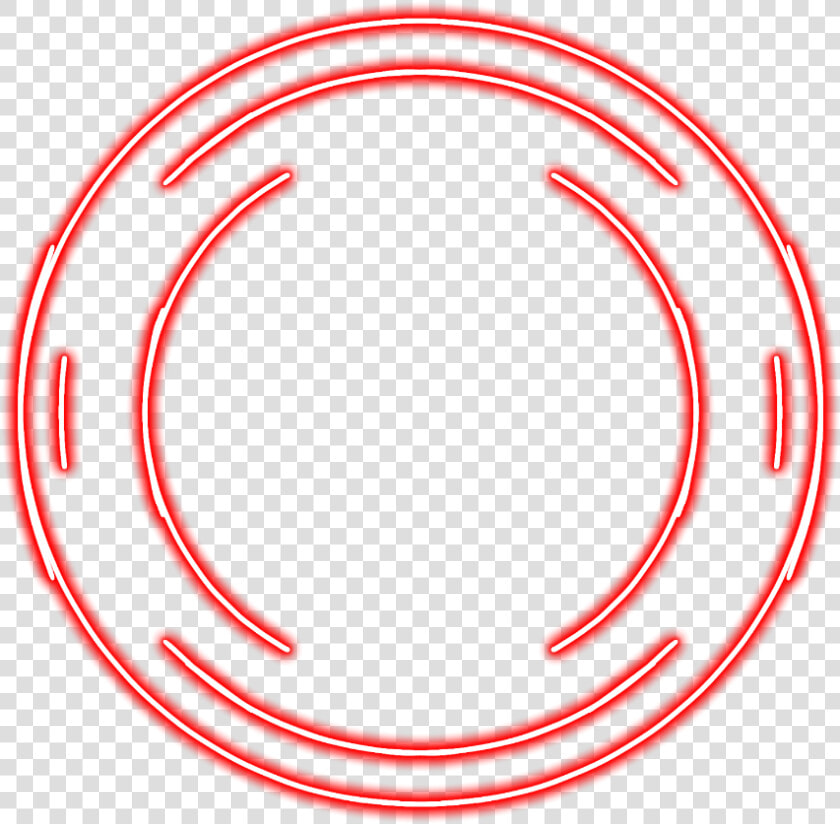  red  glow  neon  round  kpop  frame  border  freetoedit   Circle  HD Png DownloadTransparent PNG