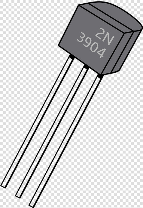 Transitsor  Tht Transistor  Electronics  Bjt  2n3904   Clipart Image Of Transistor  HD Png DownloadTransparent PNG