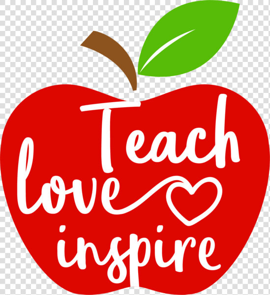 Transparent Teacher Apple Png   Teach Love Inspire Apple  Png DownloadTransparent PNG