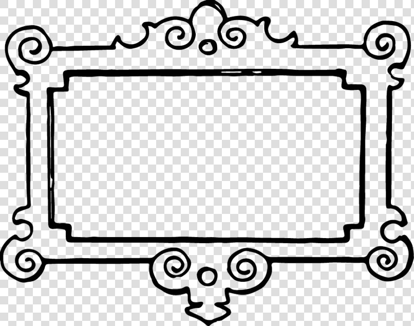 Black White Frames Frameswalls Org Clip Art   Frame Clipart Black And White  HD Png DownloadTransparent PNG