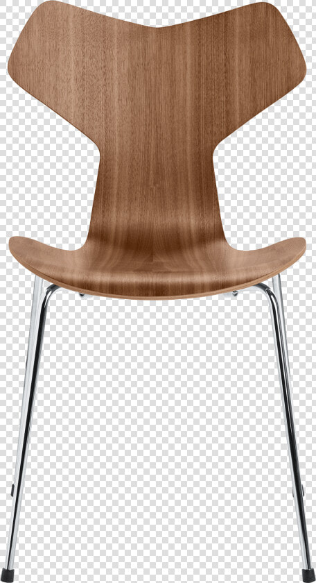 Grand Prix Chair Arne Jacobsen Walnut   Fritz Hansen Grand Prix Chair  HD Png DownloadTransparent PNG