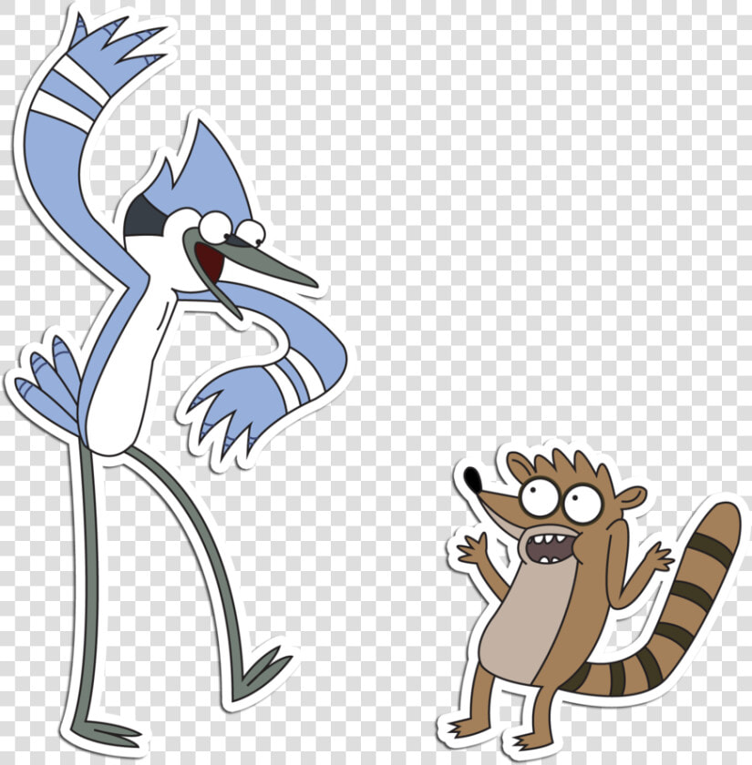 Show Drawing Mordecai   Regular Show Mordecai Rigby  HD Png DownloadTransparent PNG