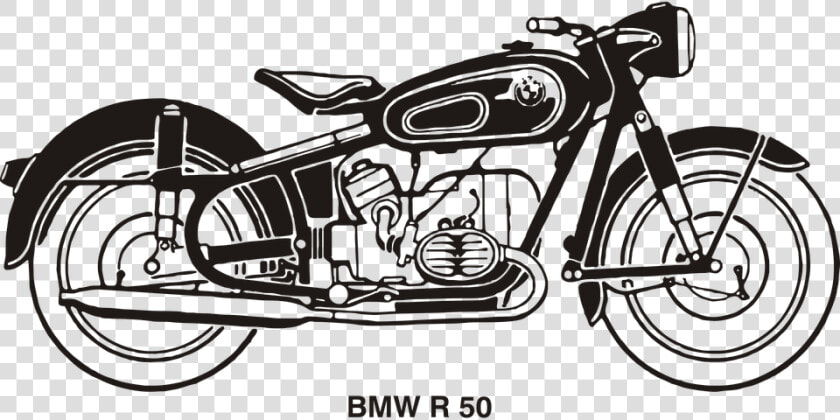 Chopper Clipart Old Motorbike   Royal Enfield Outline Drawing  HD Png DownloadTransparent PNG