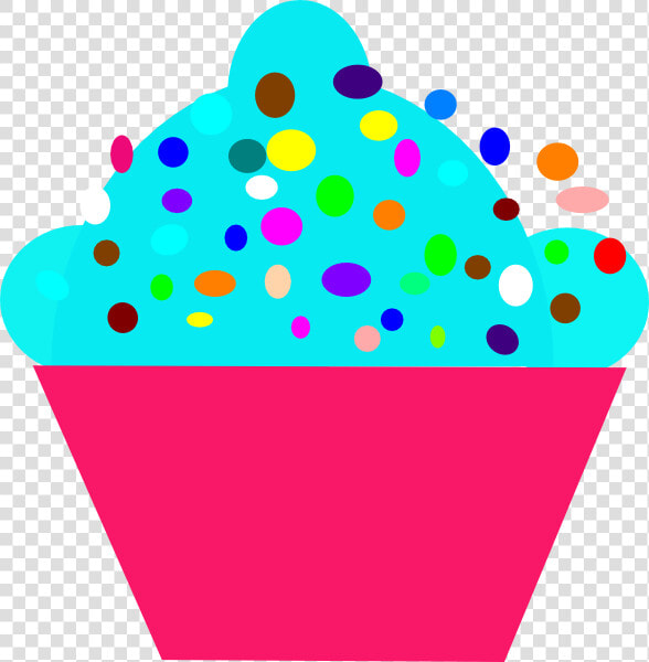 Polka Dot Cupcake Svg Clip Arts   Cupcake  HD Png DownloadTransparent PNG