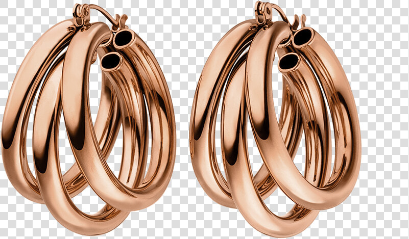 Paul Balentine Triple Hoop Earrings  HD Png DownloadTransparent PNG